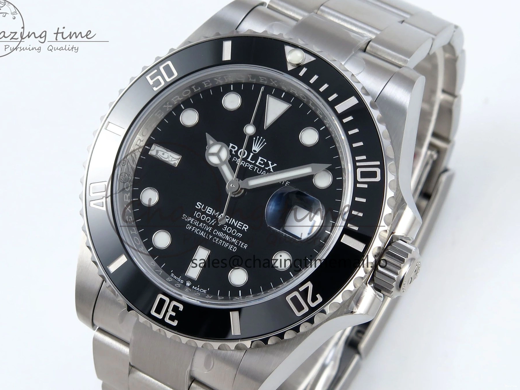 MiroTime 0410 Affordable Submariner 41mm 126610 LN SS ARF 1:1 Best Edition Steel Black Dial 904L SS Oyster Bracelet SH 362
